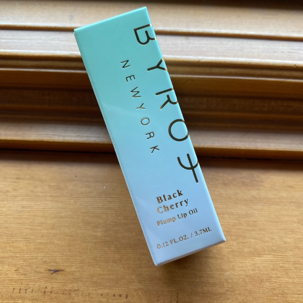NWT - Byroe black cherry lip oil